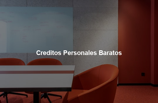 Creditos Personales Mas Baratos